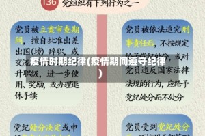 疫情时期纪律(疫情期间遵守纪律)
