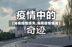 【海南疫情损失,海南疫情爆发】
