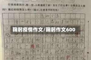 鞠躬疫情作文/鞠躬作文600