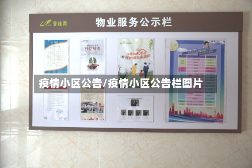 疫情小区公告/疫情小区公告栏图片-第1张图片