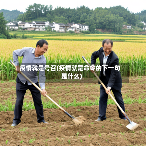 疫情就是号召(疫情就是命令的下一句是什么)-第2张图片