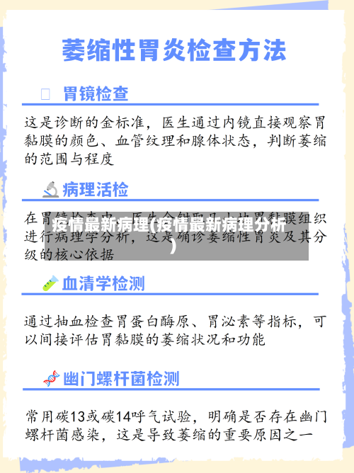 疫情最新病理(疫情最新病理分析)-第1张图片