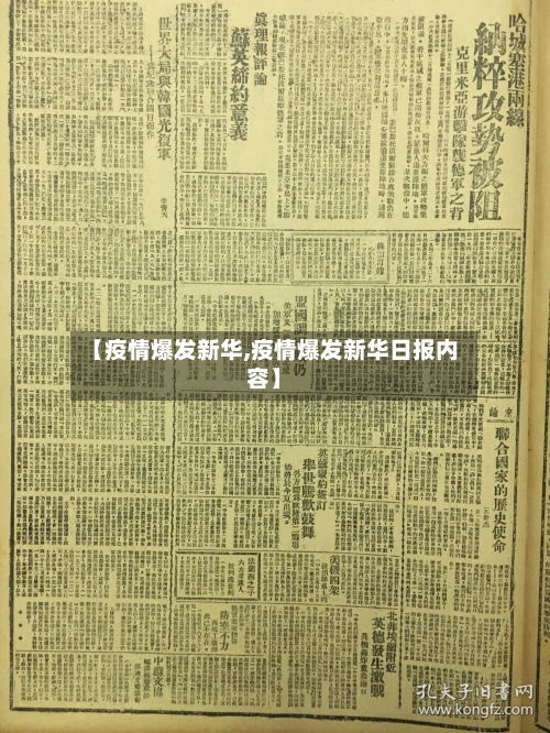 【疫情爆发新华,疫情爆发新华日报内容】-第1张图片