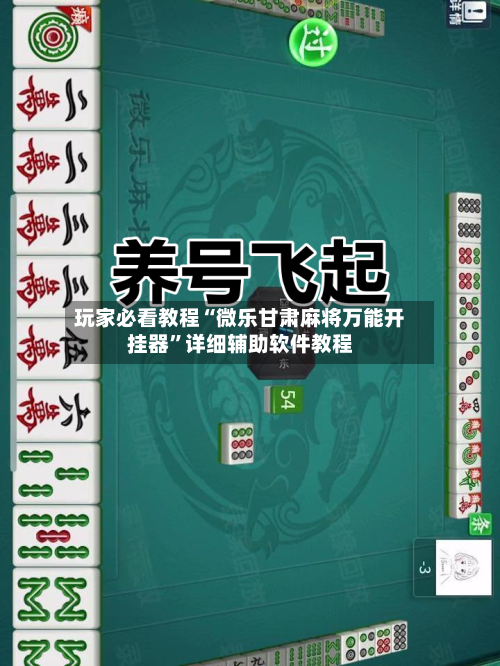 玩家必看教程“微乐甘肃麻将万能开挂器”详细辅助软件教程-第2张图片