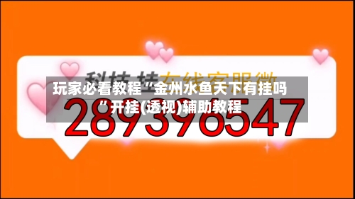 玩家必看教程“金州水鱼天下有挂吗”开挂(透视)辅助教程-第2张图片