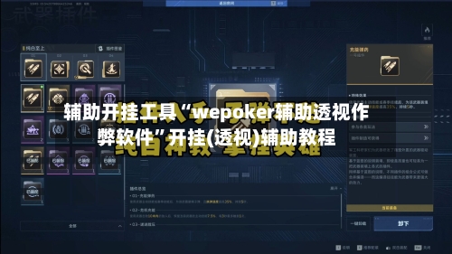 辅助开挂工具“wepoker辅助透视作弊软件”开挂(透视)辅助教程-第2张图片