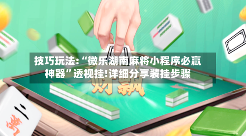 技巧玩法:“微乐湖南麻将小程序必赢神器”透视挂!详细分享装挂步骤-第3张图片