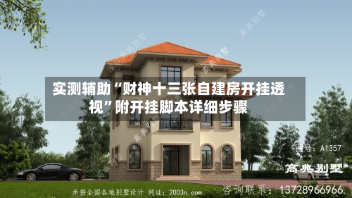 实测辅助“财神十三张自建房开挂透视”附开挂脚本详细步骤-第1张图片