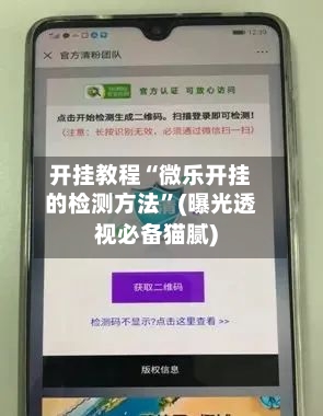 开挂教程“微乐开挂的检测方法	”(曝光透视必备猫腻)-第2张图片