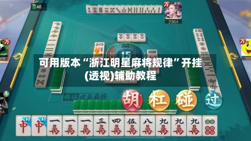 可用版本“浙江明星麻将规律	”开挂(透视)辅助教程-第2张图片
